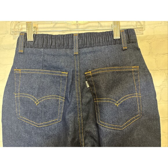 NWT Retro Vintage Levis Women's Jeans Size 8 Denim White Tab Dark Wash USA - Picture 6 of 12